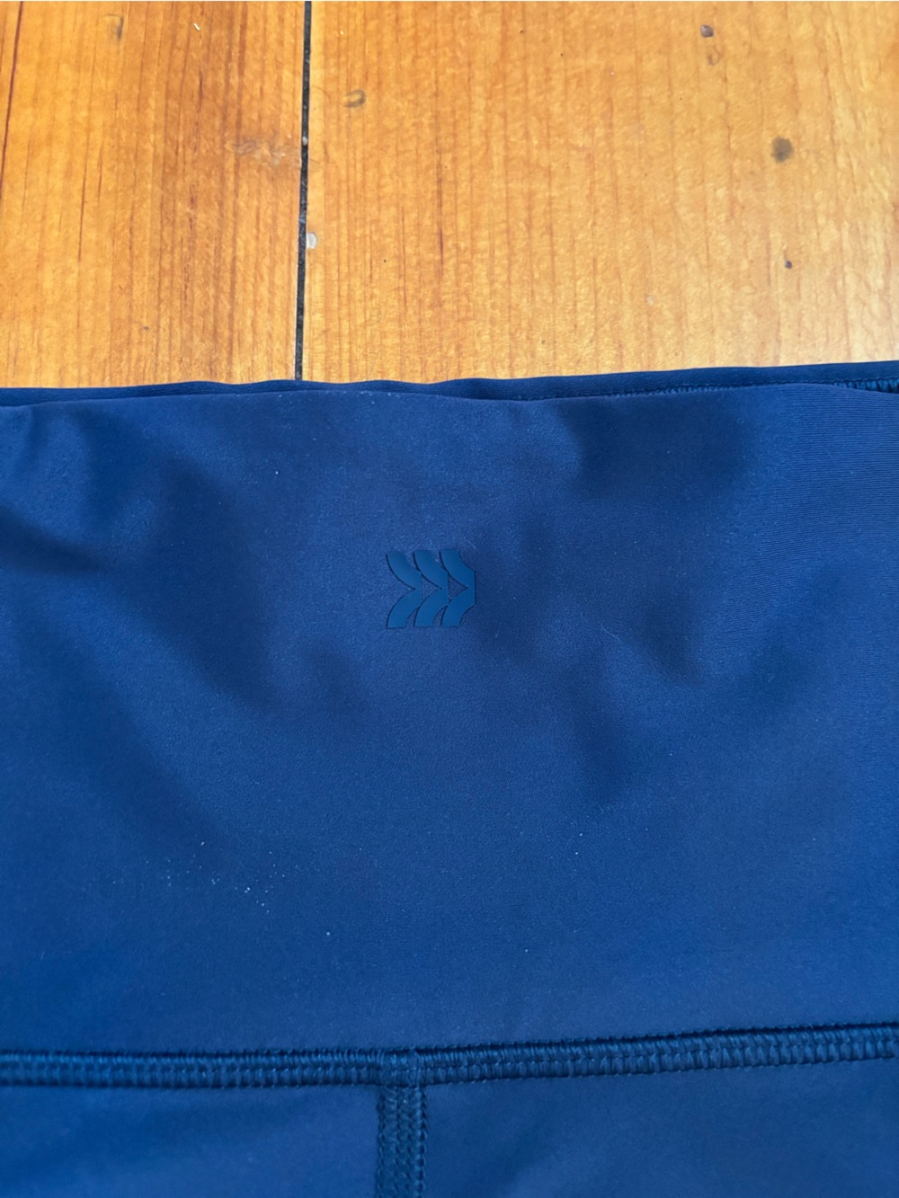 all in motion Navy High-Rise Legging Shorts - Picture 4 of 5